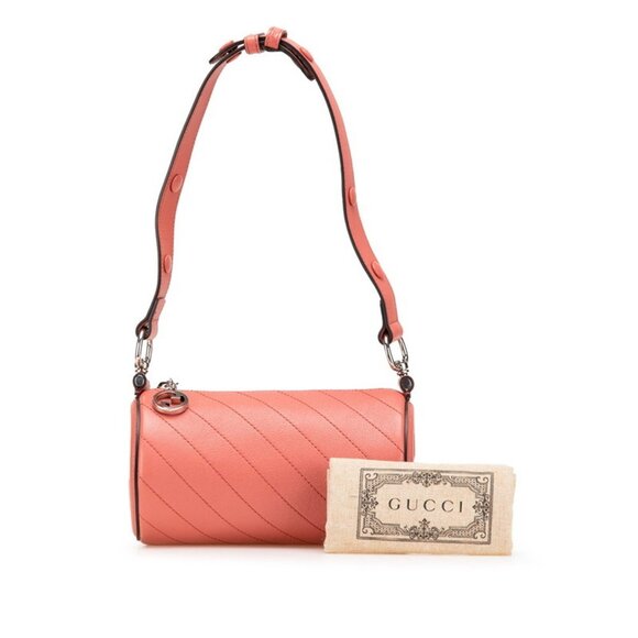 GUCCI Pink Leather Shoulder Bag - Picture 10 of 11